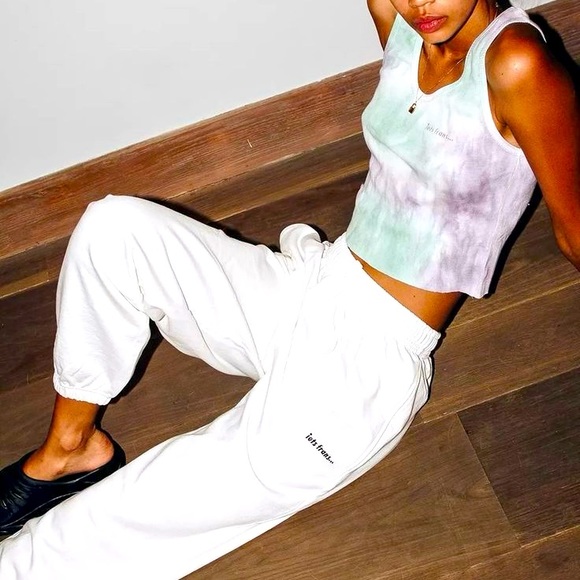 Urban Outfitters Iets Frans Tie Dye Tank Top Women's Green and Purple Size L - Picture 4 of 17